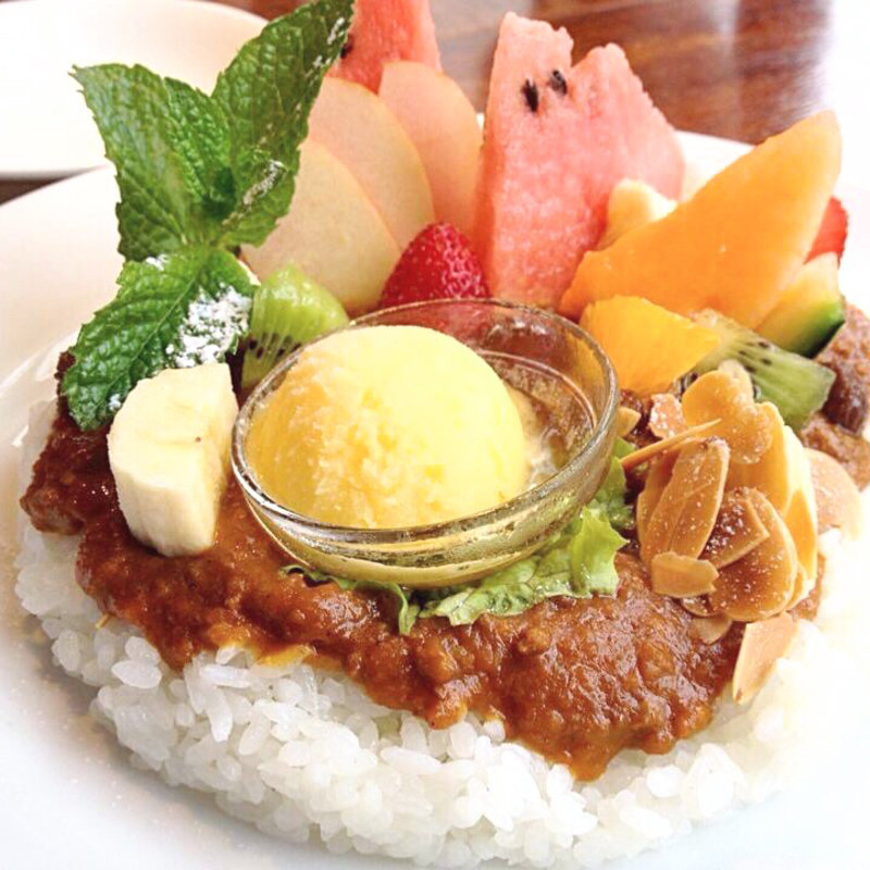 フルーツカレー(ア・ヴォートル・サンテ・エンドー)