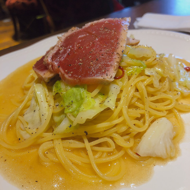 アンチョビとキャベツのペペロンチーノ(ラ・メゾン センター北店)