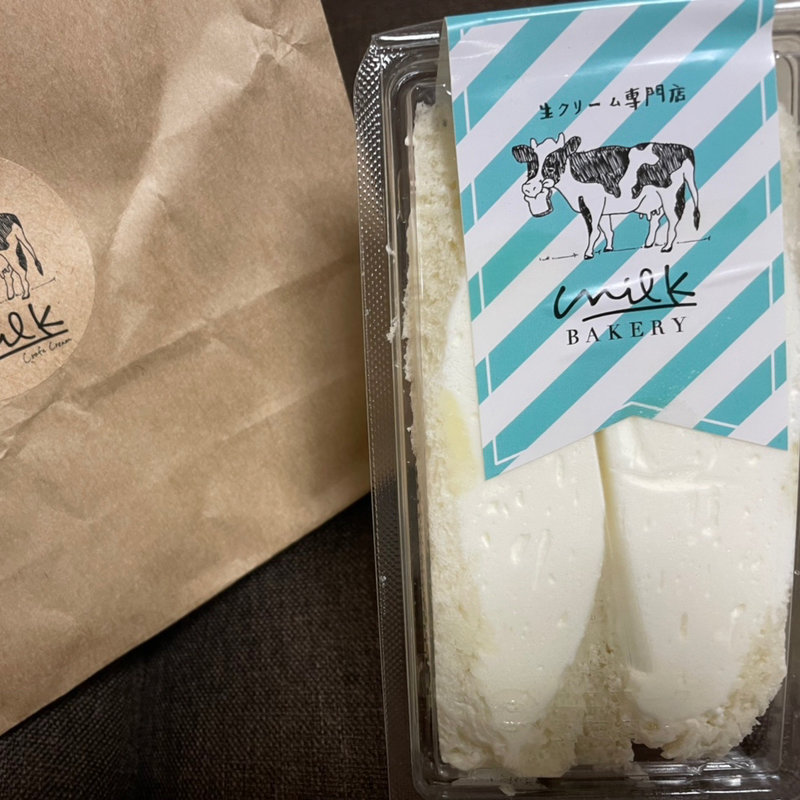 最高の生クリームサンドイッチ(生クリーム専門店 Milk なんばCITY店)