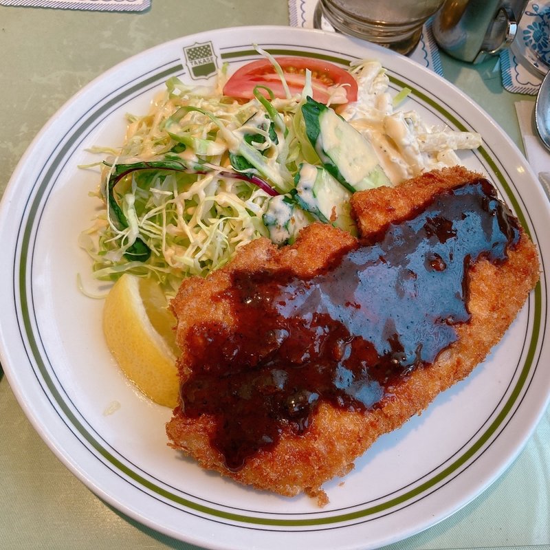 ポークカツレツ(コーヒーサロン･タカセ 池袋別館)