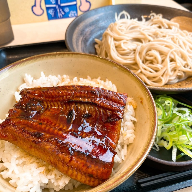ミニうな丼セット（冷）(ゆで太郎 千葉東寺山店)