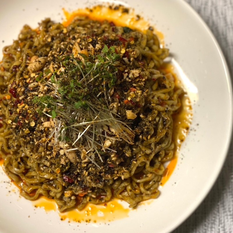 明星 175°DENO担担麺 汁なし黒ごま担担麺(明星食品株式会社 札幌営業所)