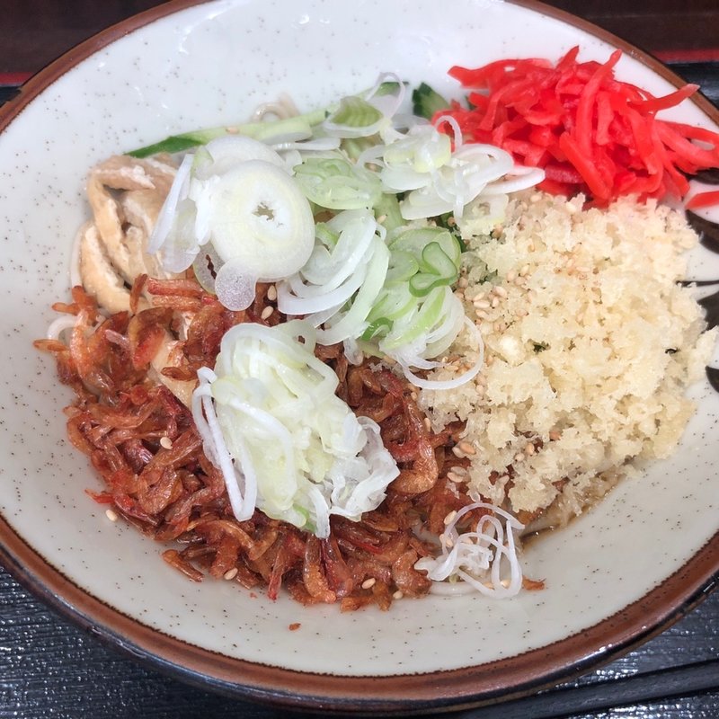 冷やしむじなそば(そばよし 京橋店)