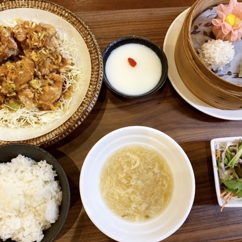 油淋鶏定食(紫藤花)