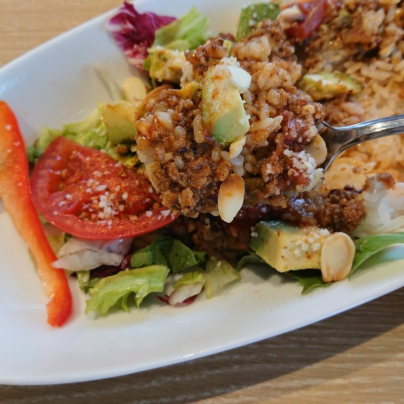 サルサ DE タコライス(スープ付)(むさしの森珈琲 川崎野川店)