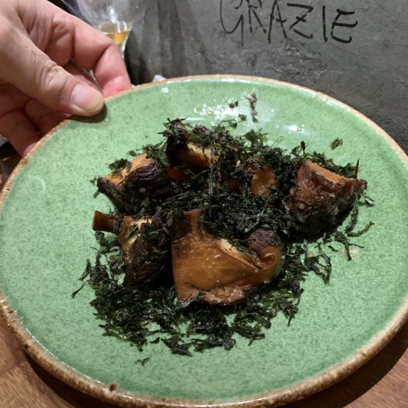 王様しいたけの熟れクリームソテー(あつあつ リ・カーリカ)