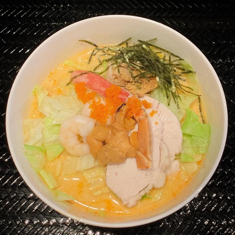 冷やし雲丹スープラーメン(西麻布 清音)