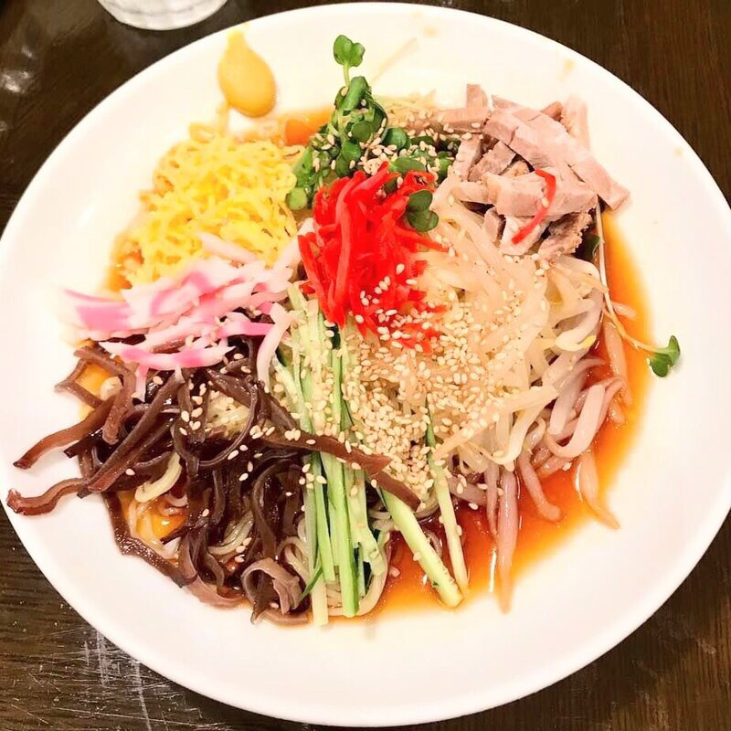 冷やし中華(万豚記 三軒茶屋店)