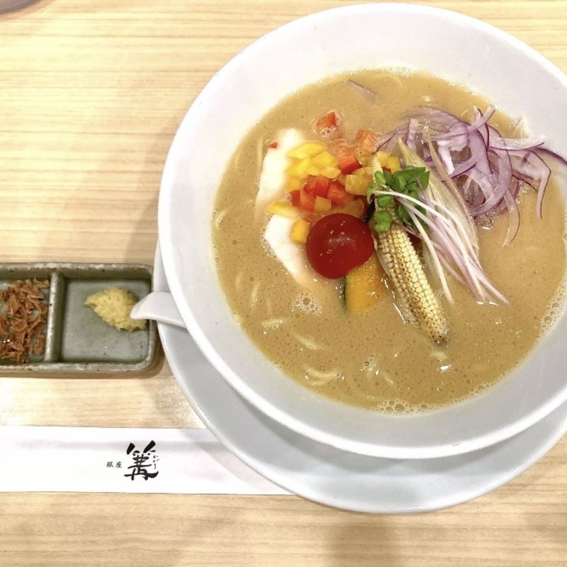 醤油鶏白湯SOBA(銀座 篝 大手町店)