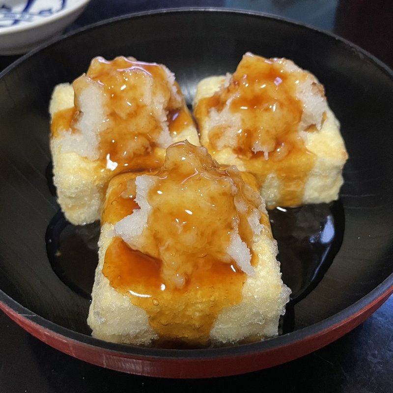 揚出し豆腐のおろしあんかけ(自宅)