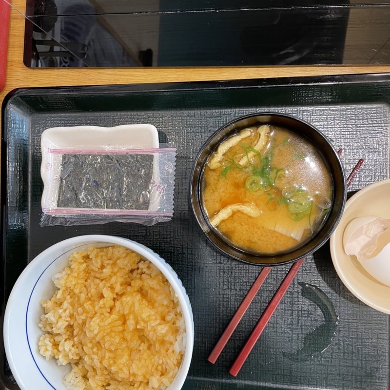 朝かけ玉子ご飯(なか卯 南塚口店 )