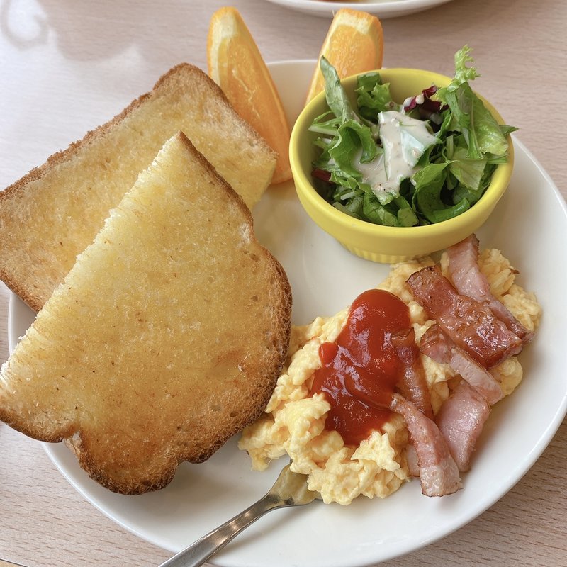 モーニングセットA(からふね屋珈琲 プレンティ店)