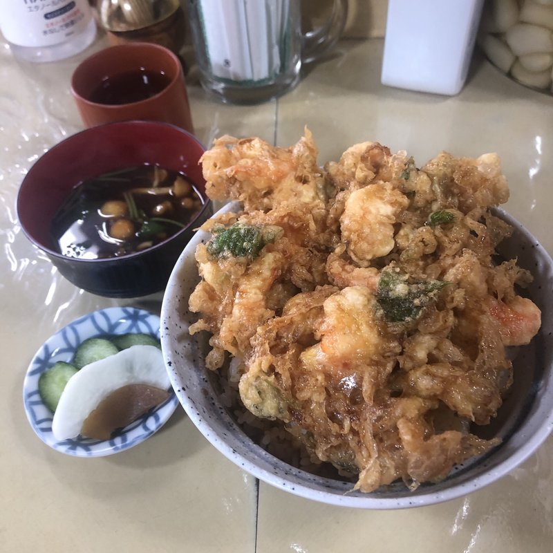かき揚げ丼(呑ひゃら)
