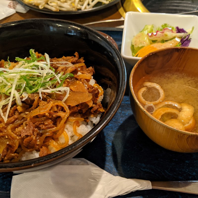 日替わりランチ（ラムしぐれどん）(遠野食肉センター　レストラン )