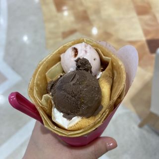 アイスクリームクレープ　チョコバナナ(サーティワンアイスクリーム イオンモール北戸田店 )
