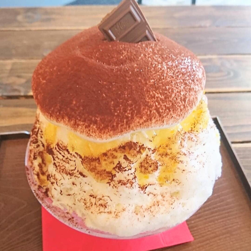 レモンティラミスのかき氷(サカノウエカフェ )