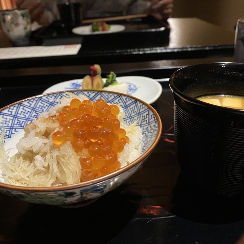 新生姜とホタテの炊き込みご飯イクラ掛け(ウエスティン都ホテル京都 （the westin miyako kyoto）)