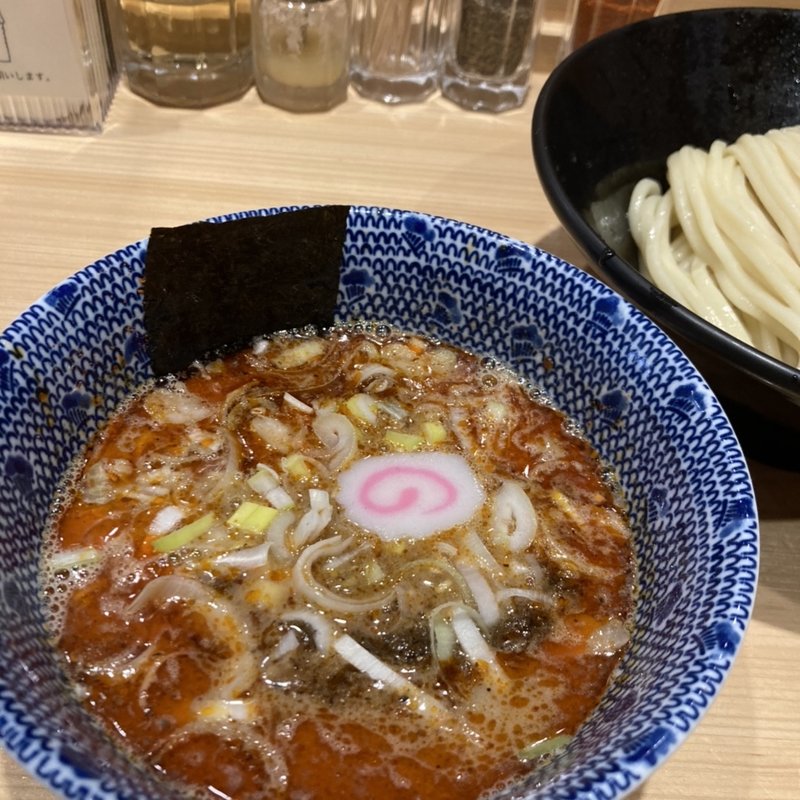 辛味噌　つけ麺　（並盛り）(頑者)