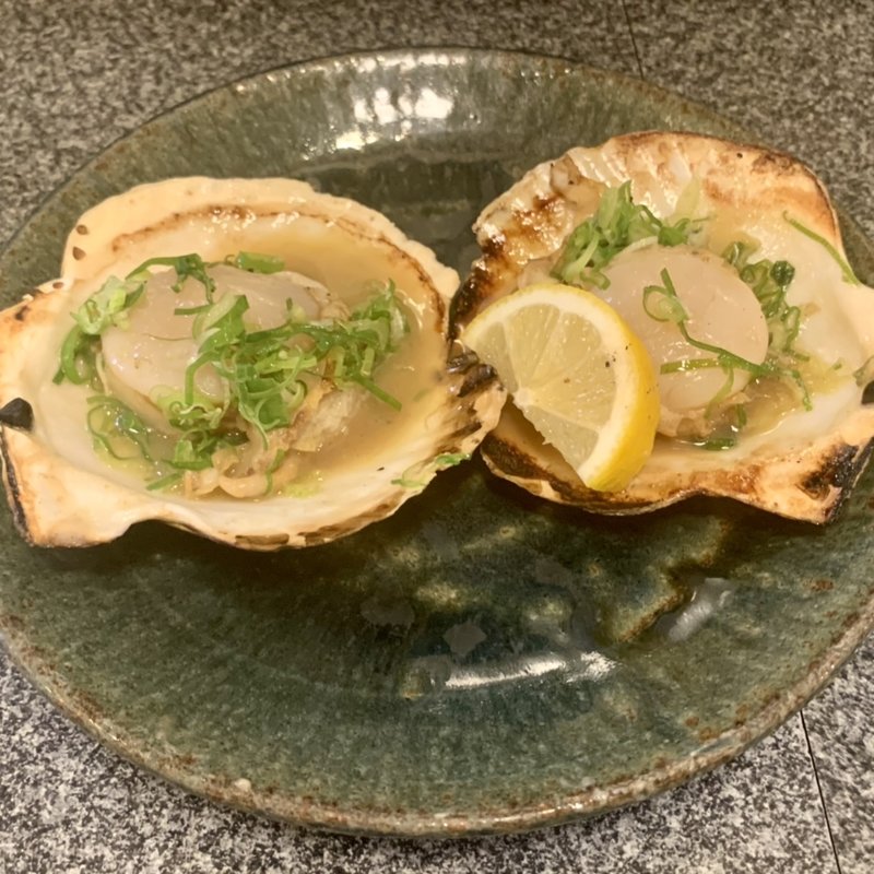 ホタテ貝焼き(居酒屋 大漁)