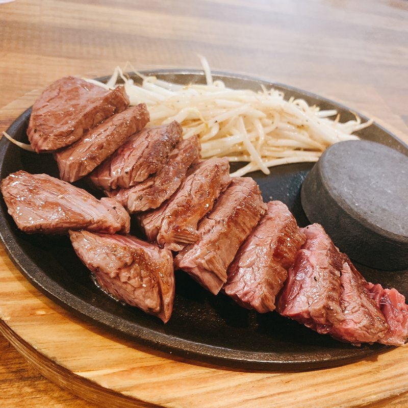 サガリステーキランチ(肉最強伝説 福岡高砂店)