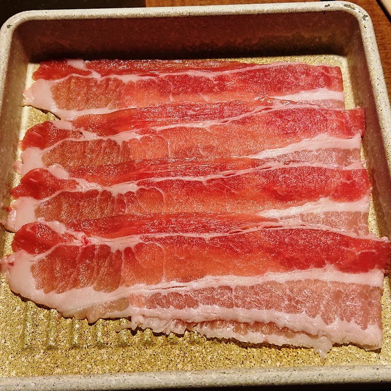 三元豚カルビ(しゃぶしゃぶ温野菜 蒲田西口店)