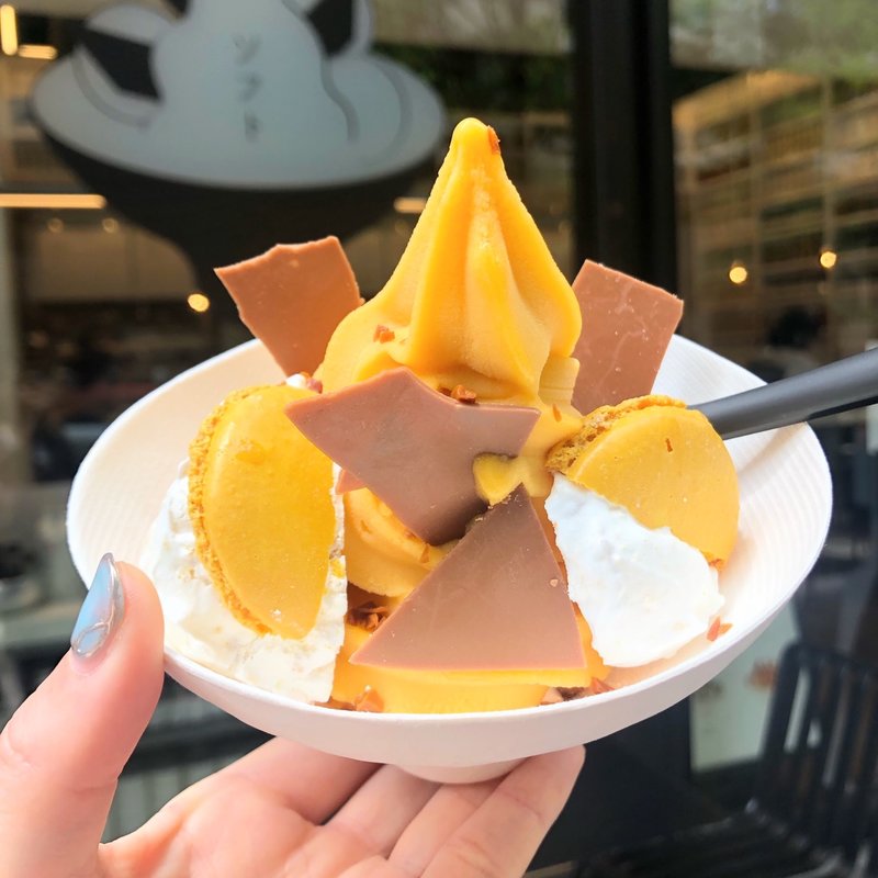 マンゴーのソフトクリーム(Made in ピエール・エルメ 丸の内)