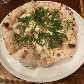 ツナと大葉の白いピッツァ(PIZZA DA BABBO)