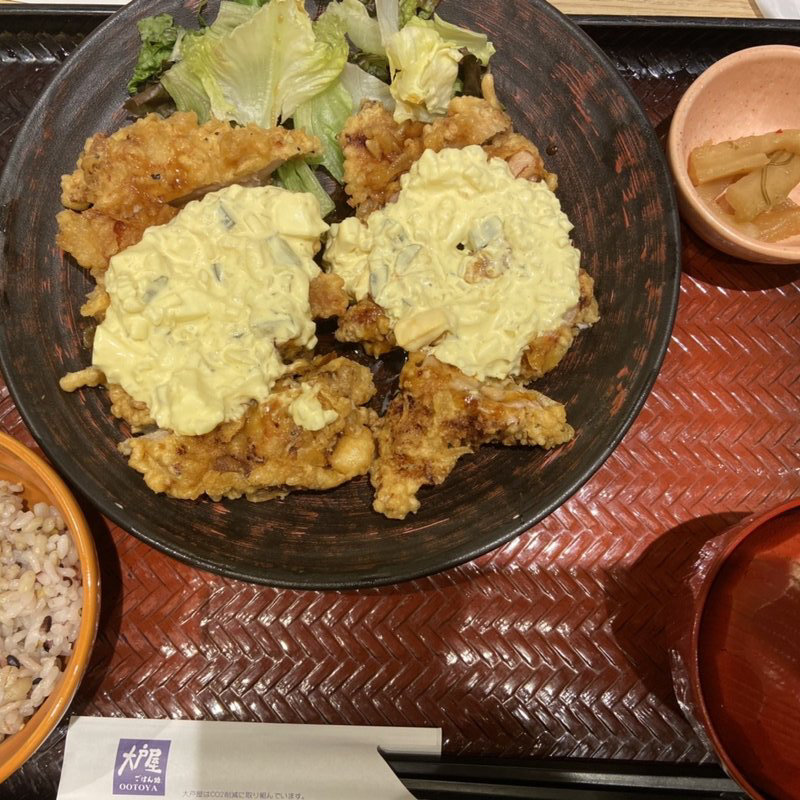 大戸屋風チキン南蛮定食(大戸屋ごはん処 銀座三越前店)