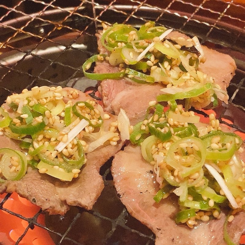 薄切りねぎタン(唐魂 横川店)