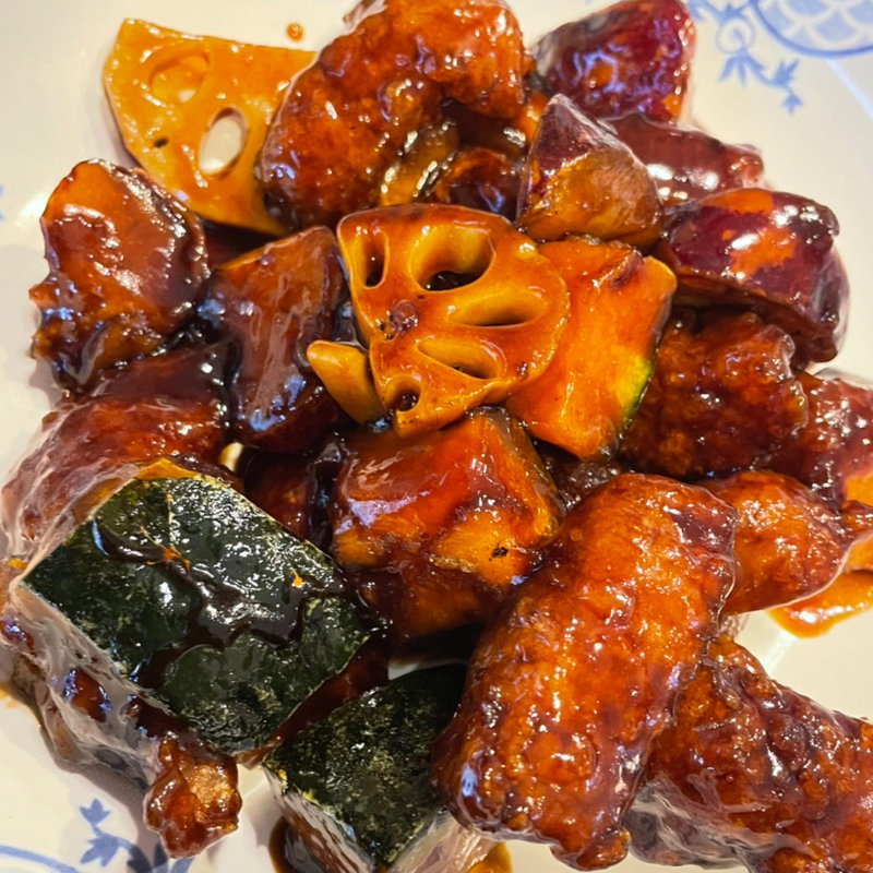 黒酢豚(バーミヤン 川崎北見方店)