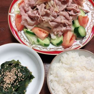 しゃぶしゃぶサラダ(自宅)