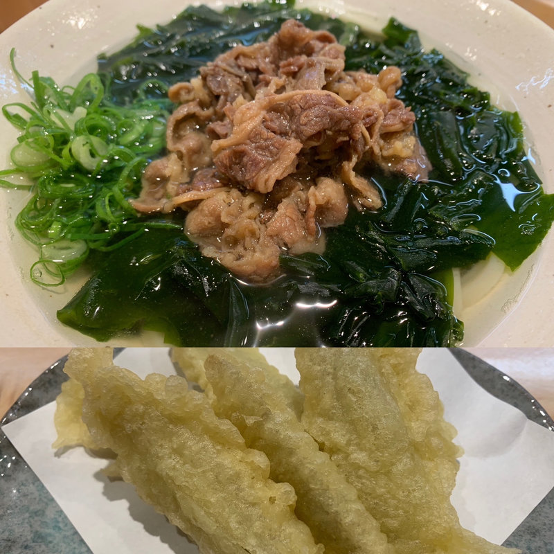 ごぼ天肉うどん(うどん屋 新堀)