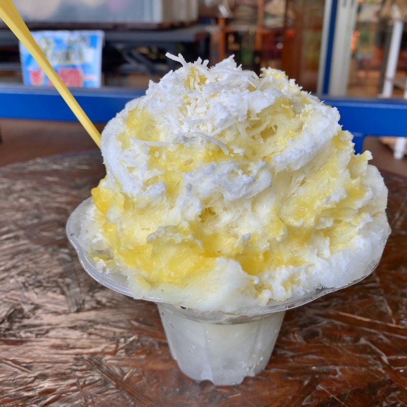 ココナッツ生パインちゃん(天然氷のかき氷屋 和〜なごみ〜)