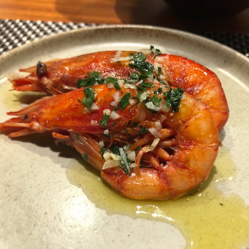 赤エビ(Plancha ZURRIOLA)