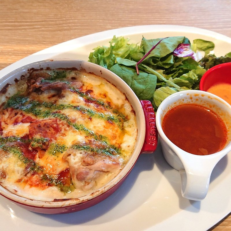 チキンドリア トマトバジルソース(むさしの森珈琲 川崎野川店)