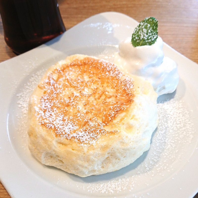リコッタパンケーキ (蜂蜜入メイプルシロップ添え)(むさしの森珈琲 川崎野川店)