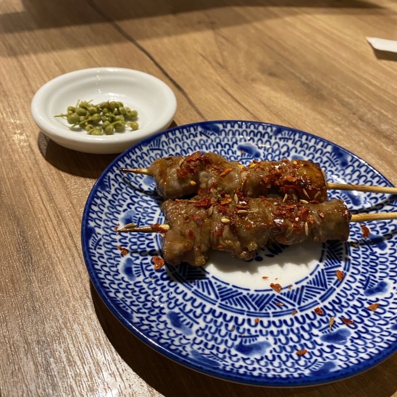 ジンギスカン串(ラムの串焼き ひつじの一休 三宮店)