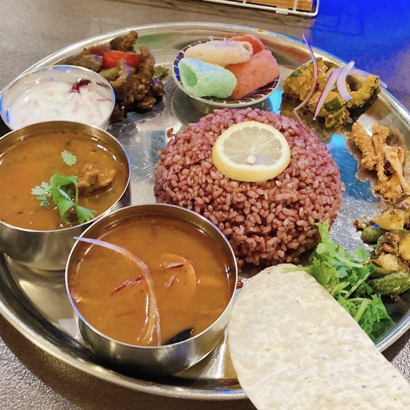 店長バースデープレート(ダルバートShanti)