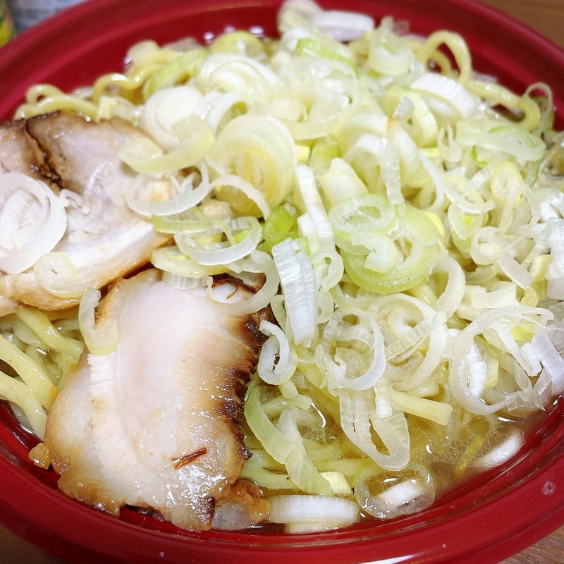 極太濃厚「ネギ盛り焼豚」タンメン(中華　味一 )