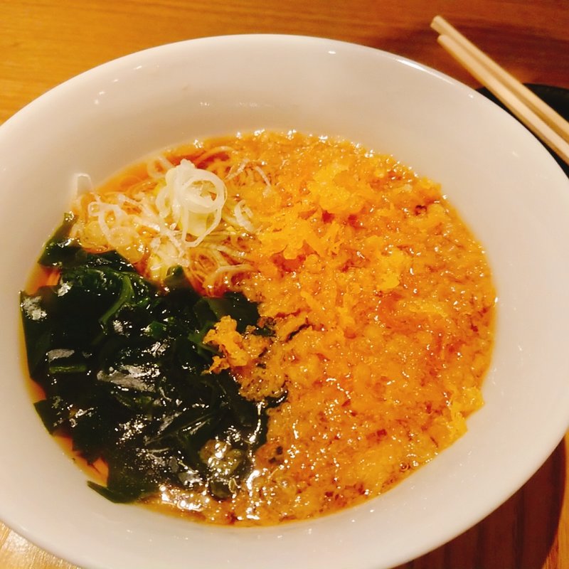 たぬき玉子そば(蕎麦いまゐ 四ツ谷三丁目店)