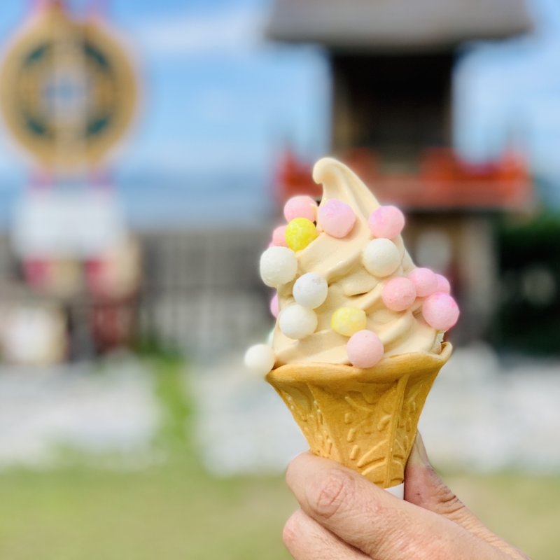 和三盆おいりソフト(道の駅とよはま )