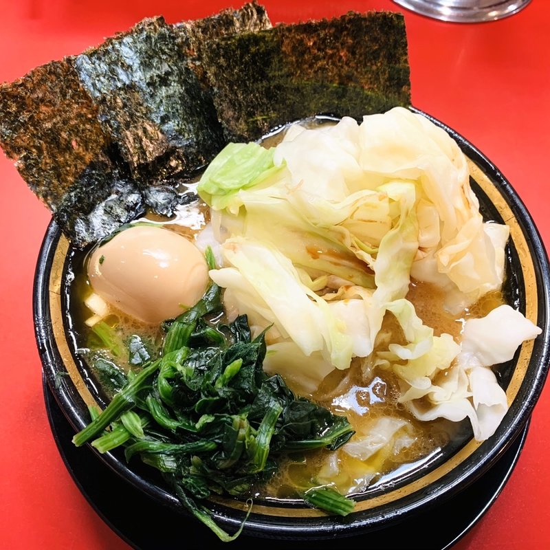 ラーメン（並）＋味玉＋キャベツ(とらきち家 )