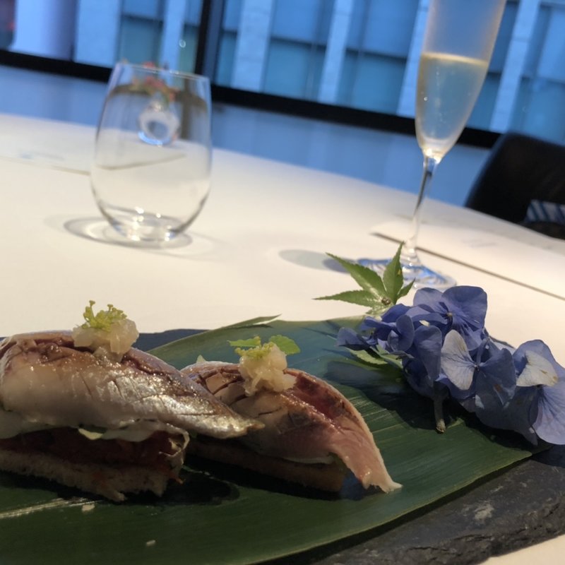 鰯　リコッタ　新生姜(アルジェント)