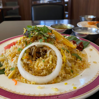 柔らかラムビリヤニ(カーンケバブビリヤニ （Khan kebab biryani）)