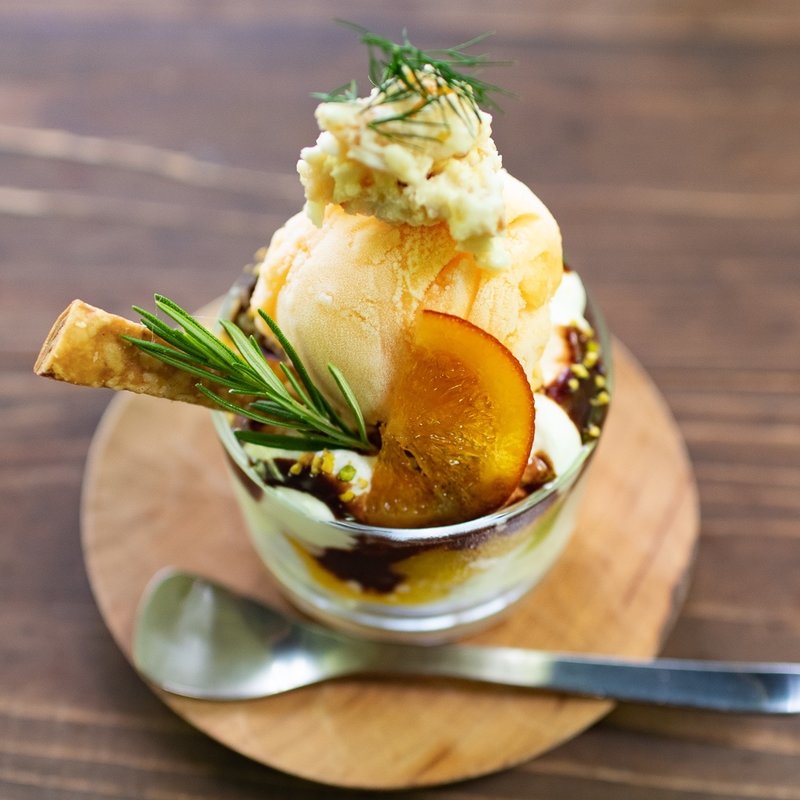 オレンジパフェ(Oak-yard(オークヤード))