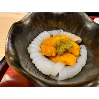 雲丹イカそうめん