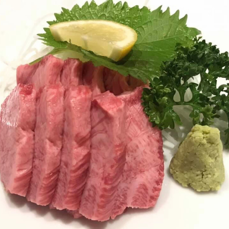 牛タン刺身(牛たん料理 閣)
