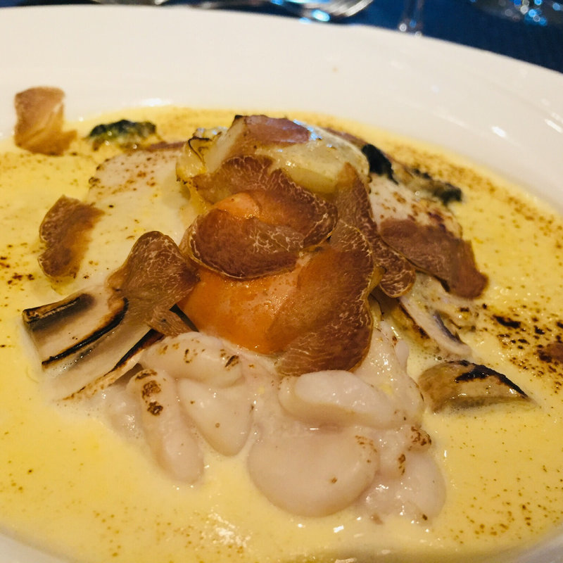 真鱈の白子とマナガツオのサバイヨングラタン(フランス厨房 旬彩 中央駅店 )