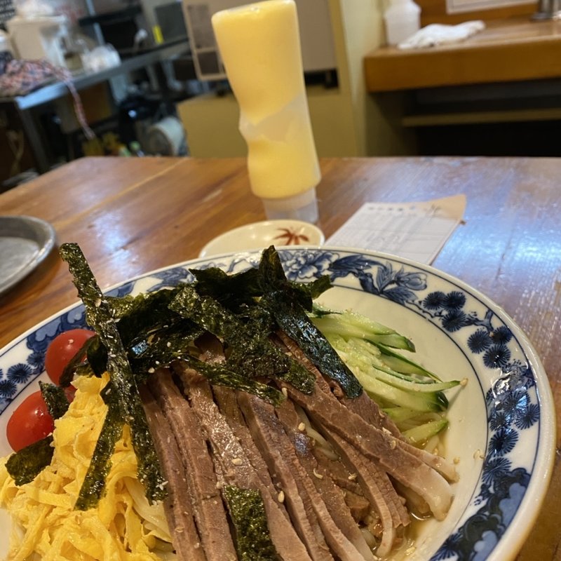 冷やし中華(神戸ラーメン 第一旭 三宮本店)