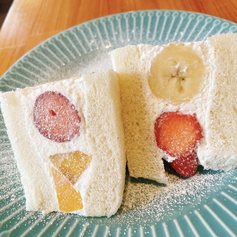 フルーツサンド(カフェはなはな)
